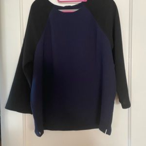 J. Crew color blocked blouse size 12